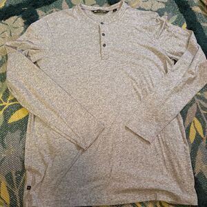 Travis Mathew Henley Long Sleeve Grey Large